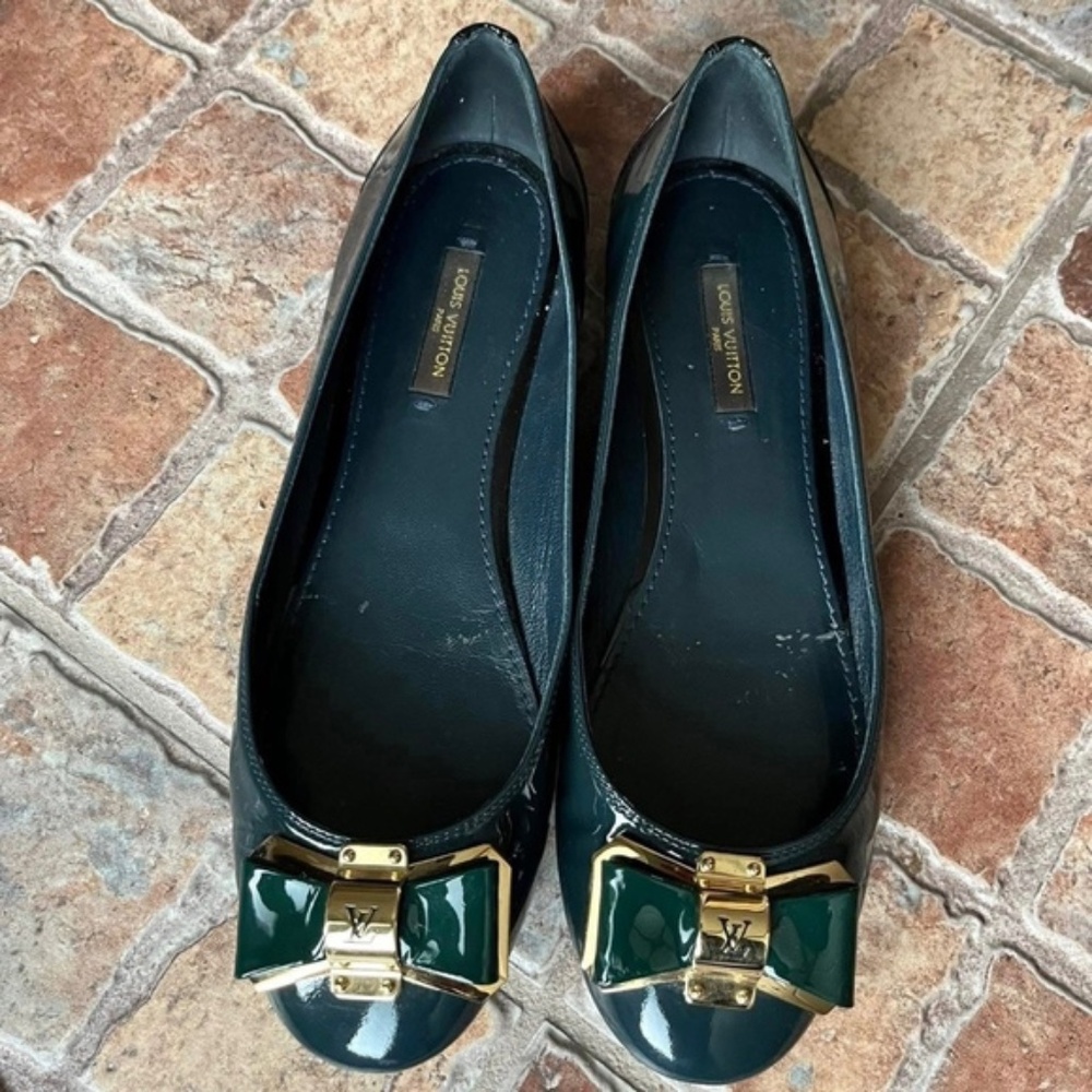 Louis Vuitton Patent Leather Ballet Flats